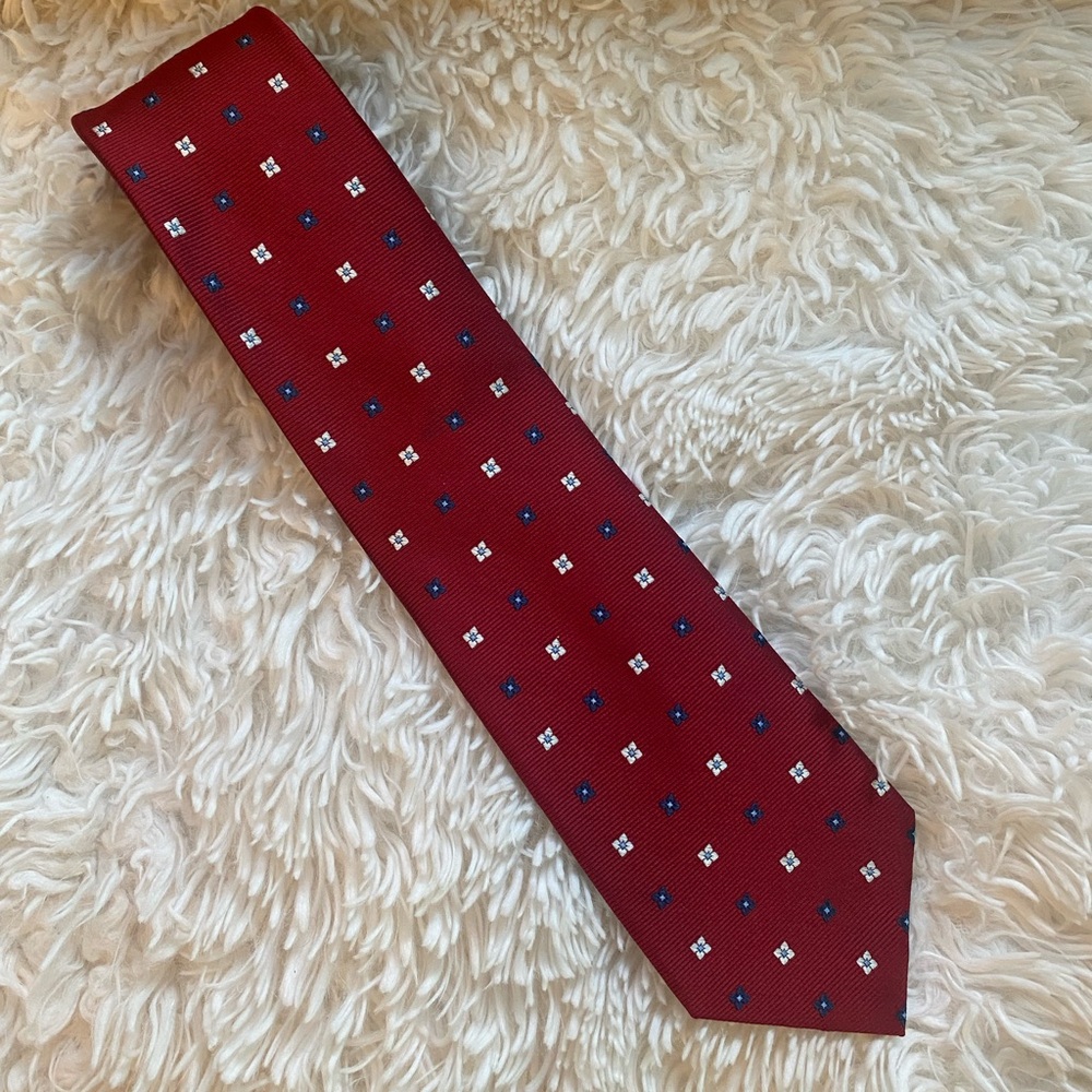 Jos A Bank Red Tie